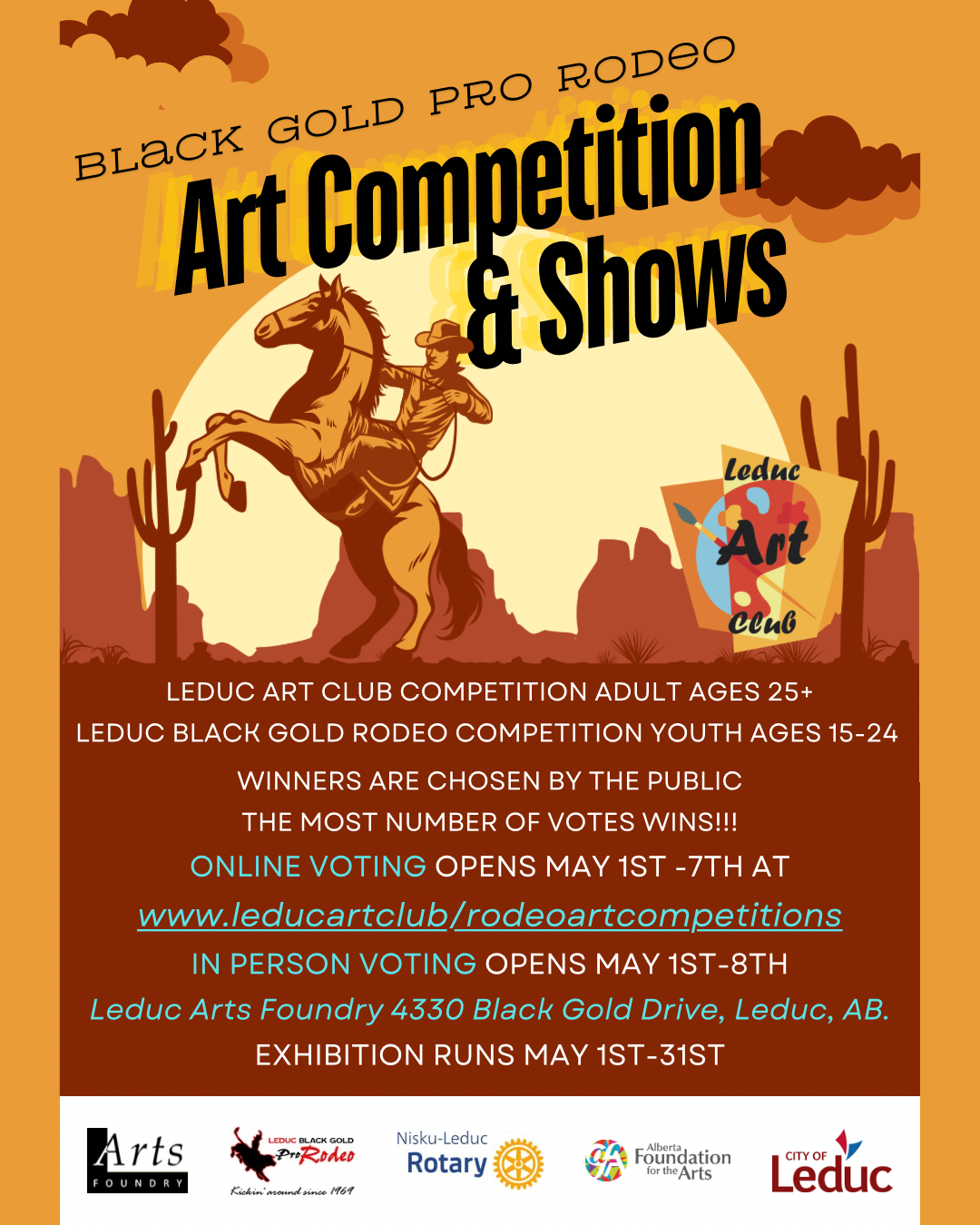 Black Gold Pro Rodeo Art Competition & Show April 24, 2026