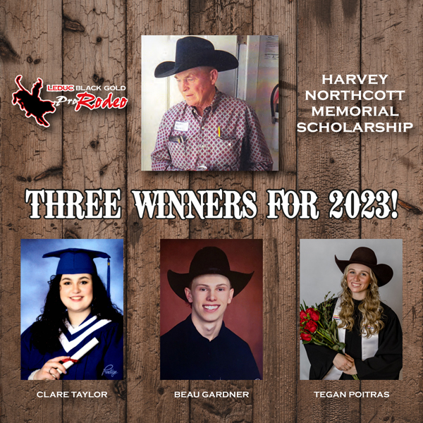 2023 Winners of the Harvey Northcott Memorial Scholarship